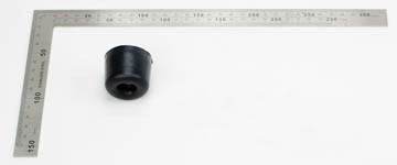 Produktbild Geraetefuss 40x32mm schwarz-1-2